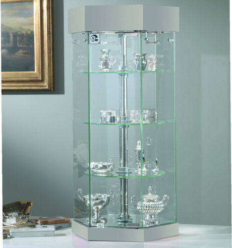 Vitrine contemporaine - 221/ER - Italvetrine - sur plan / en verre trempé / éclairée