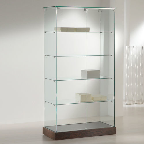 Vitrine contemporaine - 130/CC - Italvetrine - en verre trempé / en bois / visible