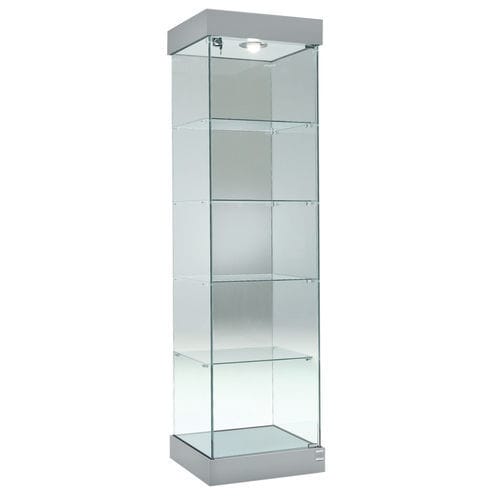 Vitrine contemporaine - 181/ES - Italvetrine - en verre trempé / en bois / éclairée