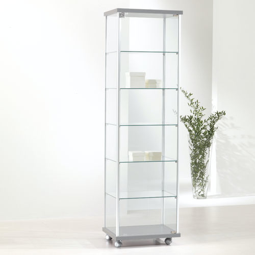 Vitrine contemporaine - 53/A - Italvetrine - en îlot / en verre trempé / en bois