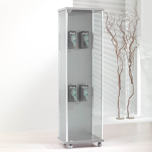 Vitrine contemporaine - 53/BL - Italvetrine - en îlot / en verre trempé / en bois