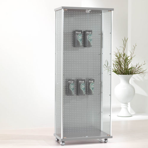 Vitrine contemporaine - 73/BL - Italvetrine - en îlot / en verre trempé / en bois
