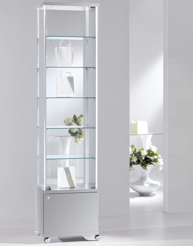 Vitrine contemporaine - 53/MA - Italvetrine - en îlot / en verre trempé / en bois