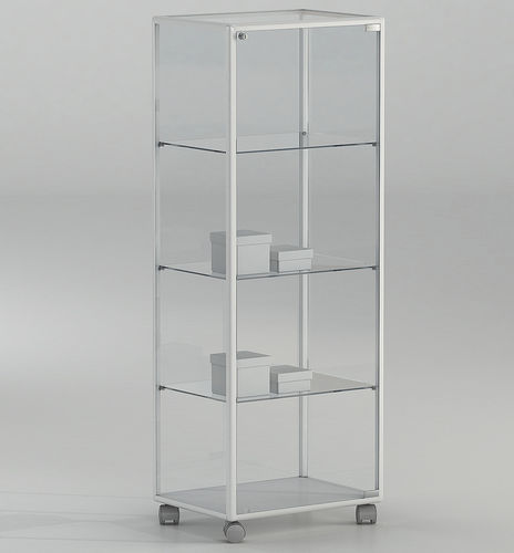 Vitrine contemporaine - 51/14P - Italvetrine - en îlot / en verre trempé / en aluminium