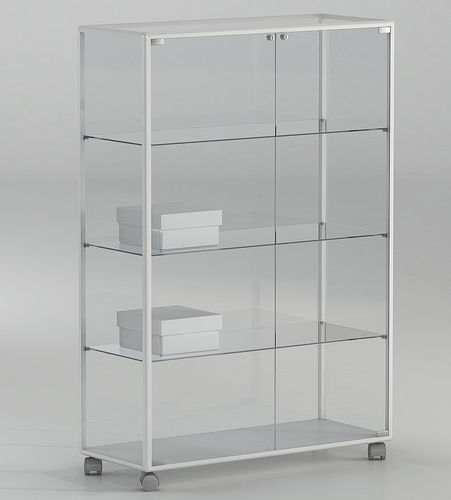 Vitrine contemporaine - 91/14P - Italvetrine - en îlot / en verre trempé / en aluminium