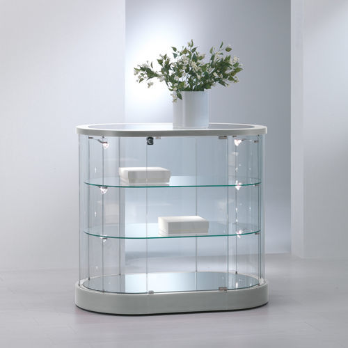 Vitrine contemporaine - 209/OB - Italvetrine - en verre trempé / éclairée / visible