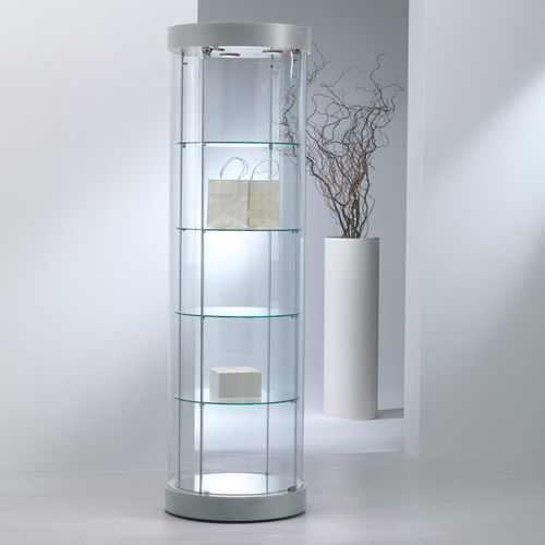 Vitrine contemporaine - 209/R7 - Italvetrine - en verre trempé / éclairée / avec serrure intégrée