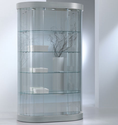 Vitrine contemporaine - 209/M - Italvetrine - en verre trempé / éclairée / avec serrure intégrée