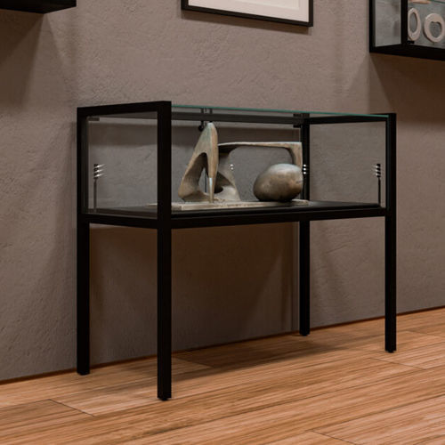 Vitrine contemporaine - MU/120FT - Italvetrine - sur piétement / en verre trempé / en fer