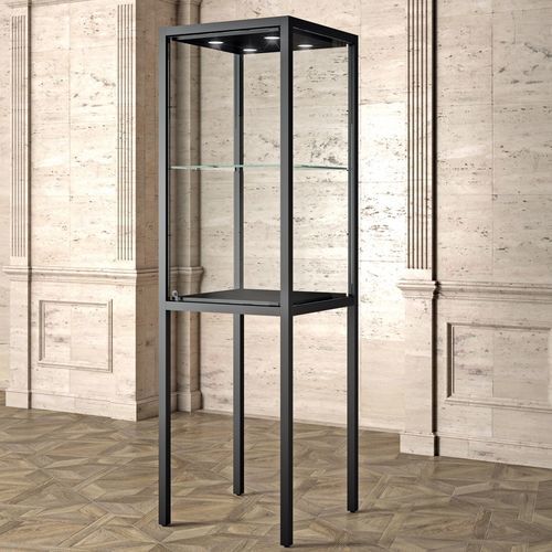 Vitrine contemporaine - MU/60F - Italvetrine - sur piétement / en verre trempé / en fer