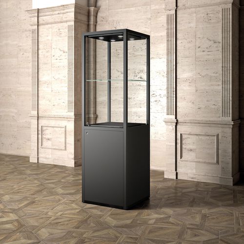 Vitrine contemporaine - MU/60FM - Italvetrine - en verre trempé / en fer / stratifiée