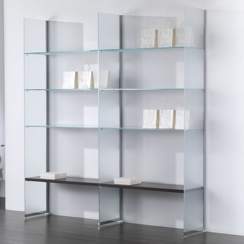Étagère murale - COM/GS21 - Italvetrine - contemporaine / en chrome / en verre