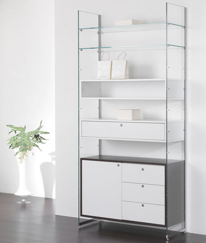 Étagère contemporaine - COM/GS23 - Italvetrine - en verre / professionnelle / avec rangement