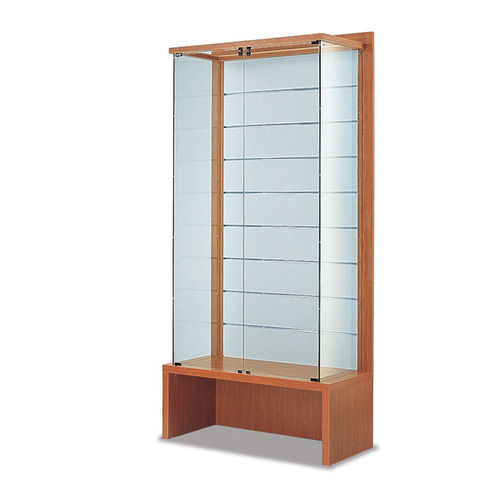 Vitrine contemporaine - 100/DS - Italvetrine - en verre / en cerisier / en chêne clair