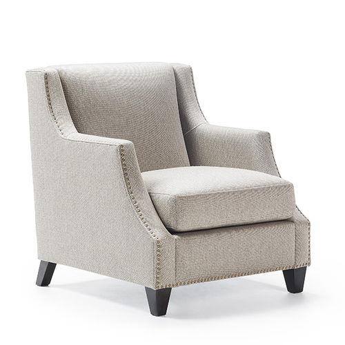 Fauteuil classique - PRAGA - MANUEL LARRAGA - en tissu / beige / contract