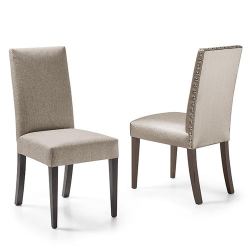 Chaise de salle à manger classique - LEYRE - MANUEL LARRAGA - d'intérieur / en tissu / avec piètement en bois
