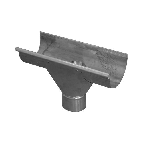 Gouttière en acier inoxydable - Coppa Gutta - demi-ronde