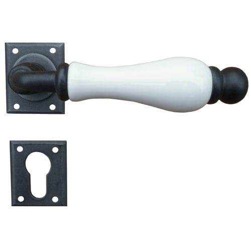 Poignée pour porte - Art.5-20 - Galbusera G.&G. S.N.C. - en fer / en porcelaine / classique