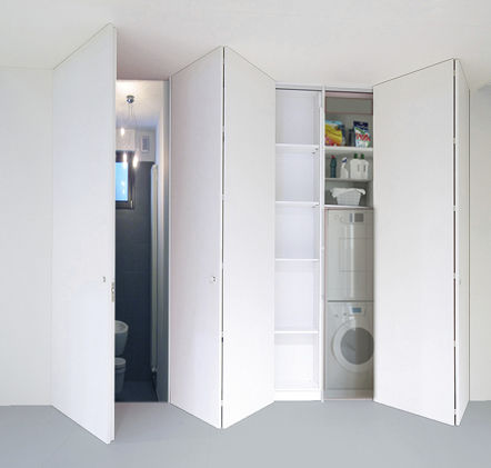Porte de placard d'intérieur - COMBI - Pucci Saoro - pliante / pleine