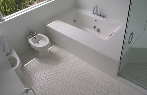 Carrelage en céramique - BOM - Daniel Ogassian - poli / d'intérieur / de salle de bain