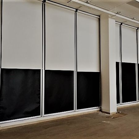 Store enrouleur - NEW LINE BLACKOUT - Solaris Tende srl - pour fenêtre / pour véranda / en tissu