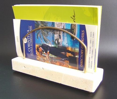 Porte-revues contemporain - PCM04 - Signo - pour le tertiaire / en pierre
