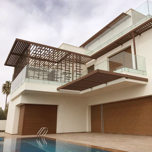 Système de façade en composite - 10 - Tecnodeck - en bois / en aluminium