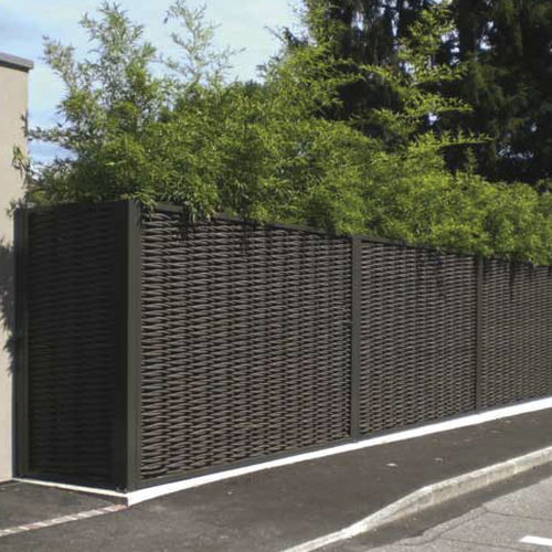Clôture à panneau - Light/Strong - Tecnodeck - de jardin / pour espace public / en aluminium
