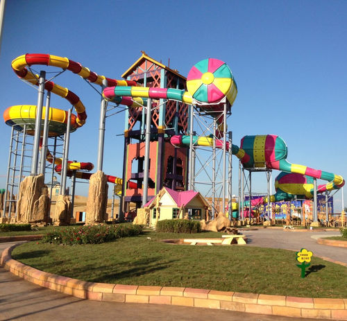 Toboggan tournant - SPACE SHUTTLE - Polin Waterparks - pour parc aquatique / tubulaire