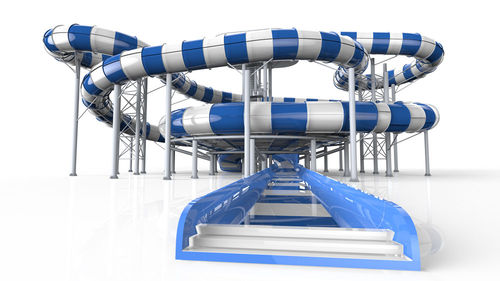 Toboggan tournant - SPACE RACE - Polin Waterparks - pour parc aquatique / à bouées / tubulaire