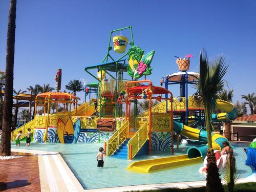 Structure de jeu pour parc aquatique - B6 - Polin Waterparks - en plastique