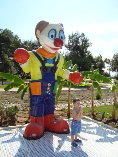 Douche fibre de verre - CLOWN - Polin Waterparks - pour parc aquatique / pour enfant