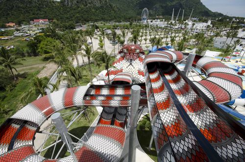 Toboggan tournant - KING COBRA - Polin Waterparks - pour parc aquatique / tubulaire