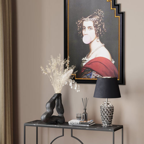 Lampe de table - Rose - KARE Design - en céramique / en polyester / contemporaine