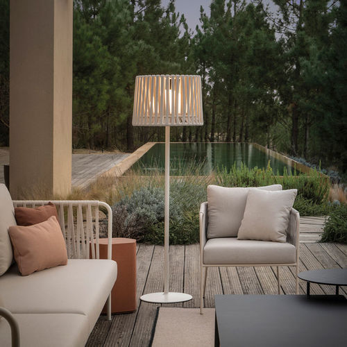 Lampe sur pied - OH - expormim - en acier inoxydable / en PE / en polyester