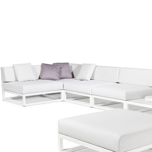 Canapé modulable - NUDE - bivaq - contemporain / de jardin / en tissu