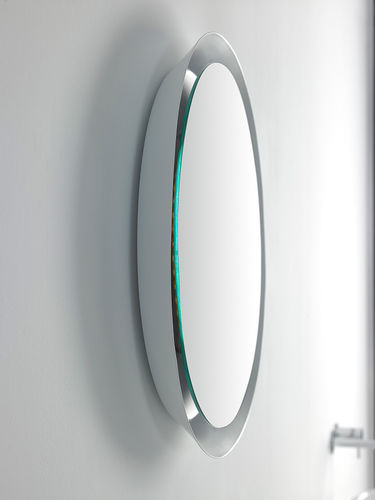 Miroir de salle de bain mural - BW050 - Inbani - contemporain / rond / en métal