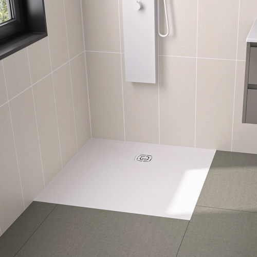 Receveur de douche carré - Kineone - Kinedo - à encastrer / à fleur de sol / extra plat