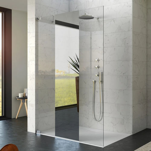 Paroi de douche pivotante - Kinequartz équerres Solo - Kinedo - rectangulaire / d'angle / en verre Sécurit®