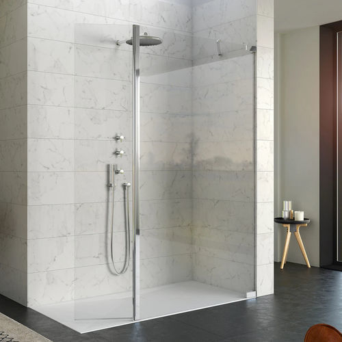 Paroi de douche pivotante - Kinequartz équerres Duo - Kinedo - rectangulaire / d'angle / en verre Sécurit®