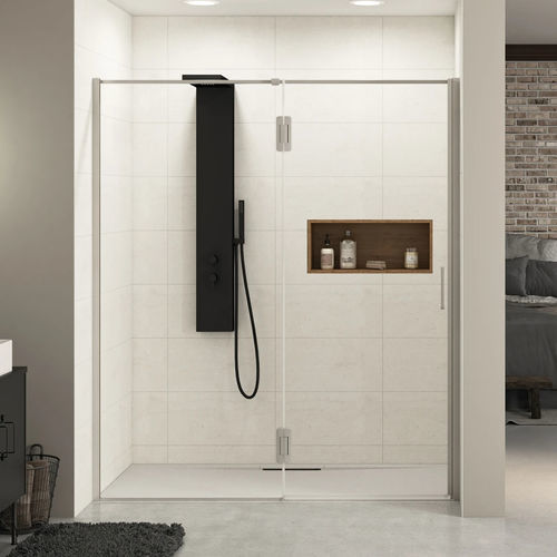 Paroi de douche pivotante - Ekinox P - Kinedo - rectangulaire / en niche / en verre Sécurit®