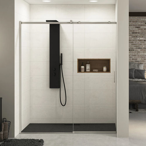 Paroi de douche coulissante - Ekinox C - Kinedo - rectangulaire / en niche / en verre Sécurit®