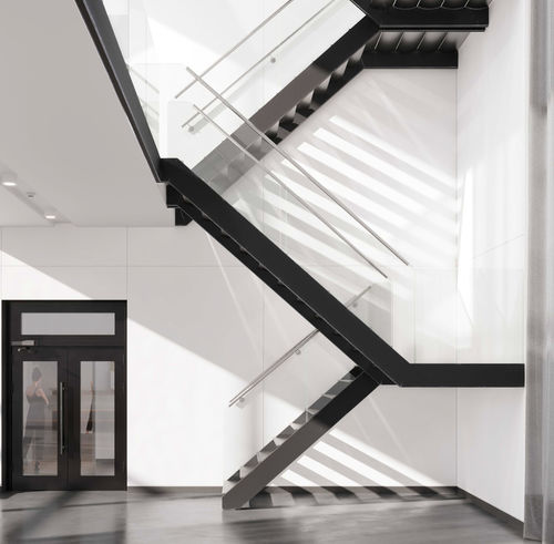 Escalier droit - NEXTGEN&trade; - EeStairs - quart tournant / demi-tournant / à marches en métal