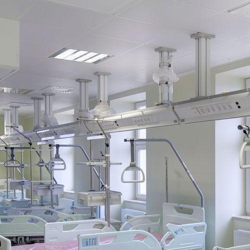 Panneau acoustique pour faux-plafond - MEDICARE® BLOCK - ROCKFON - en laine de roche / en laine minérale / rectangulaire