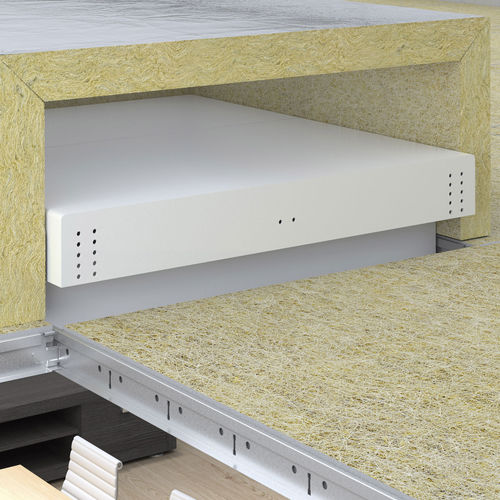 Isolant acoustique - ROCKLUX® - ROCKFON - en laine de roche / en panneaux / pour intérieur
