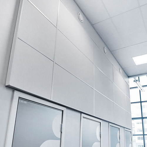 Panneau acoustique mural - SAMSON™ - ROCKFON - en laine de roche / rectangulaire / aspect tissu