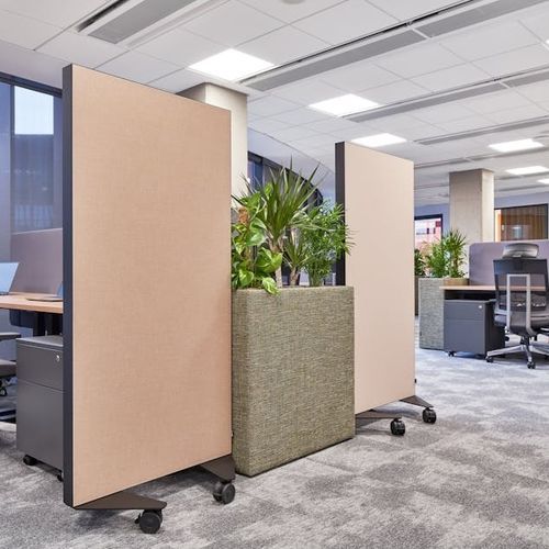 Paravent contemporain - CANVA® - ROCKFON - en métal / en aluminium / pour bureau