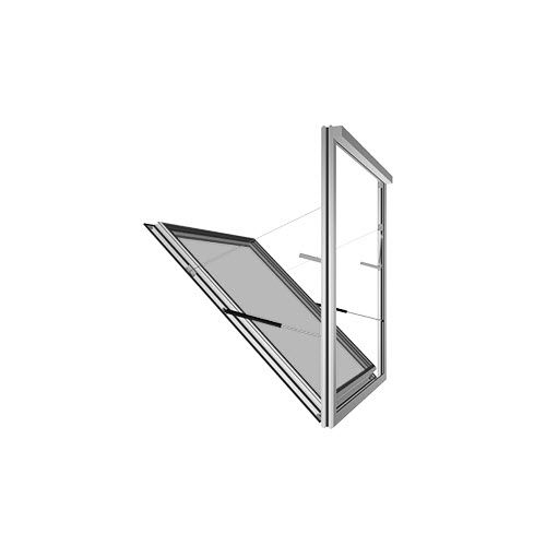 Trappe de désenfumage aluminium - EXUBAIE V2 - Adexsi - pour façade