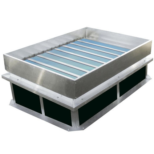 Trappe de désenfumage en métal - CERTILUX TPP - Adexsi - en polycarbonate / dispositif d'évacuation des fumées et de la chaleur / pour toiture