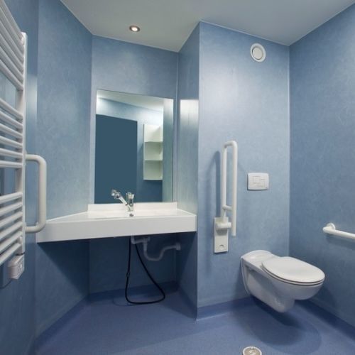 Salle de bain contemporaine - eurocomponents spa - en béton armé / pour hôpital / préfabriquée